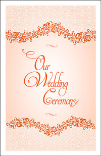 Wedding Program Cover Template 4C - Graphic 8